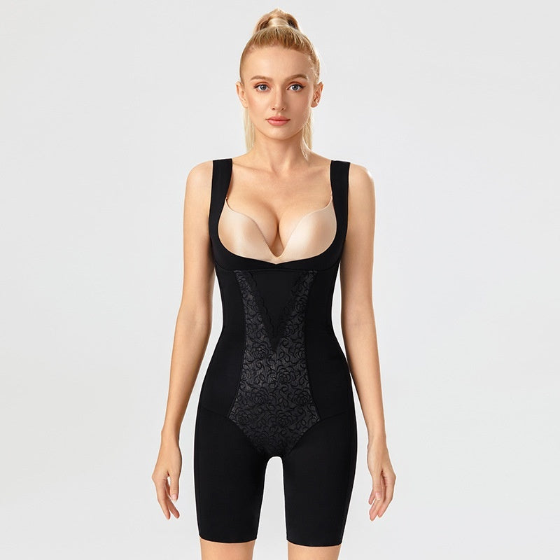 Seamless Shapewear Bodysuit - Full Body Shaping Jumpsuit