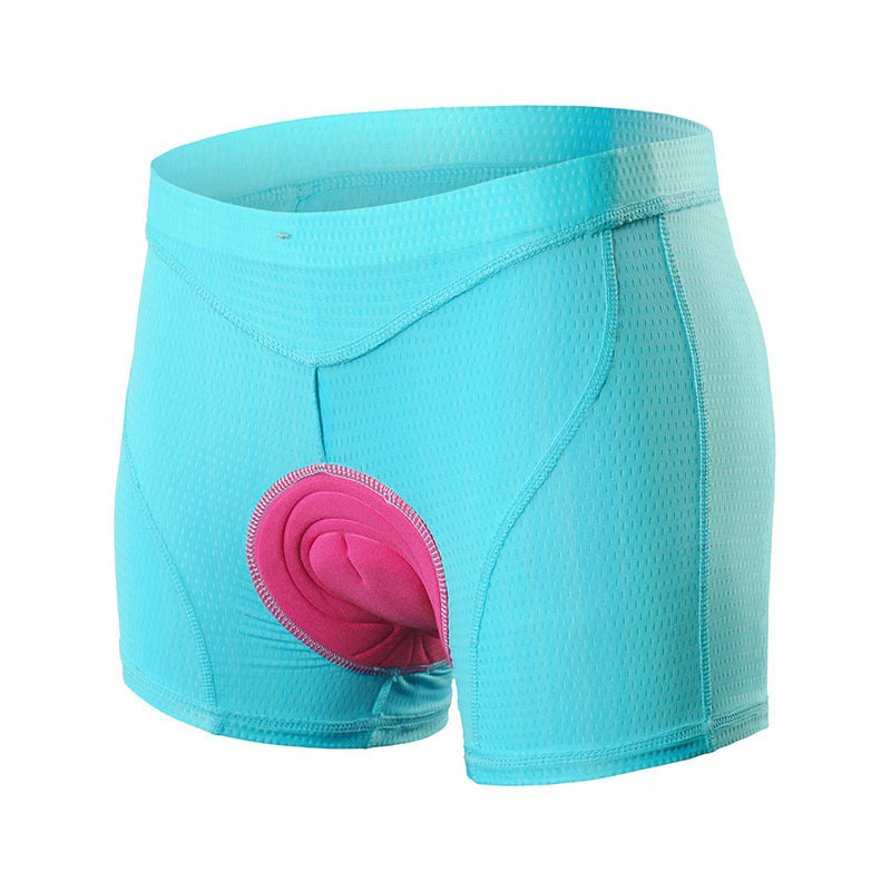 Women's Cycling Pants with Silicone Cushion - Padded Bike Shorts for Comfort