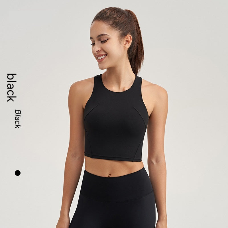 Women's Back Design Sports Bra - Sleeveless Workout Fitness Bra
