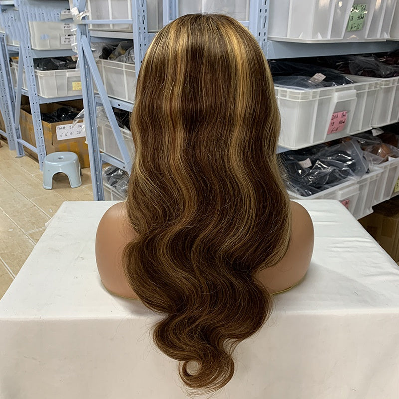 13x4 Lace Front Human Hair Wig - #99J Burgundy 180% Density Natural Style