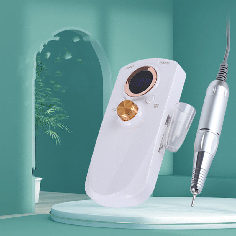 Rechargeable Nail Polisher - Portable Electric Nail Drill for Manicure and Pedicure
