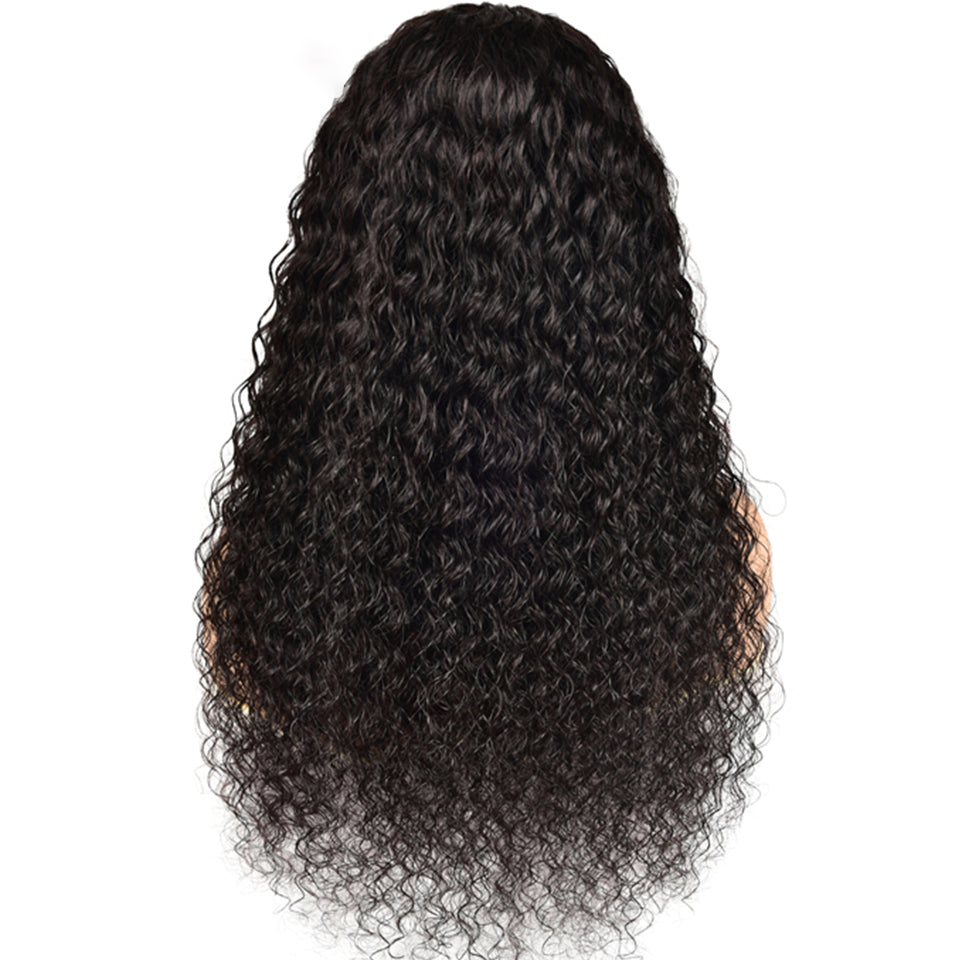 Brazilian Wave Human Hair Wig - Full Lace with Curved Bangs