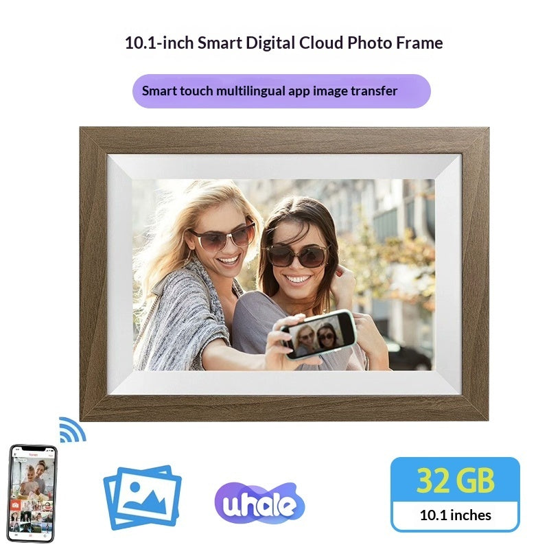 Touchscreen Digital Photo Frame - 32GB Memory with Video & Photo Playback
