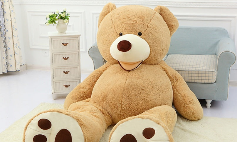Giant Teddy Bear Plush Toy Shell - Unfilled Soft Fabric Cover