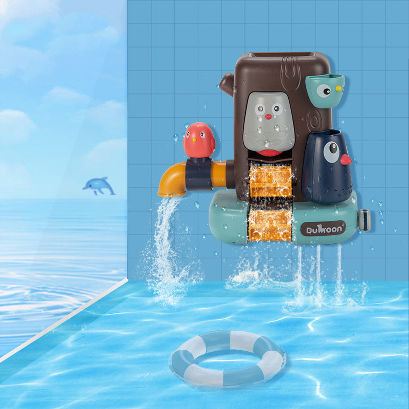Baby Bath Waterwheel Toy - Interactive Water Runner for Bathtub Fun