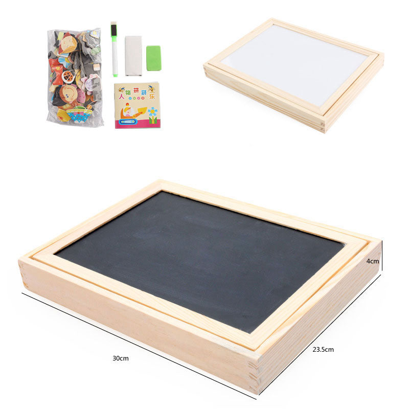Magnetic Animal Puzzle Board - Educational Art Easel for Kids