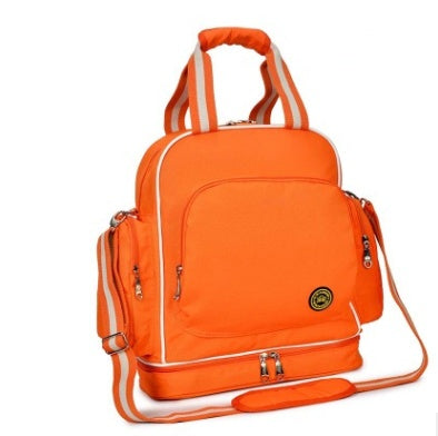 Multi-Function Diaper Bag Backpack - 3-Way Convertible Oxford Cloth