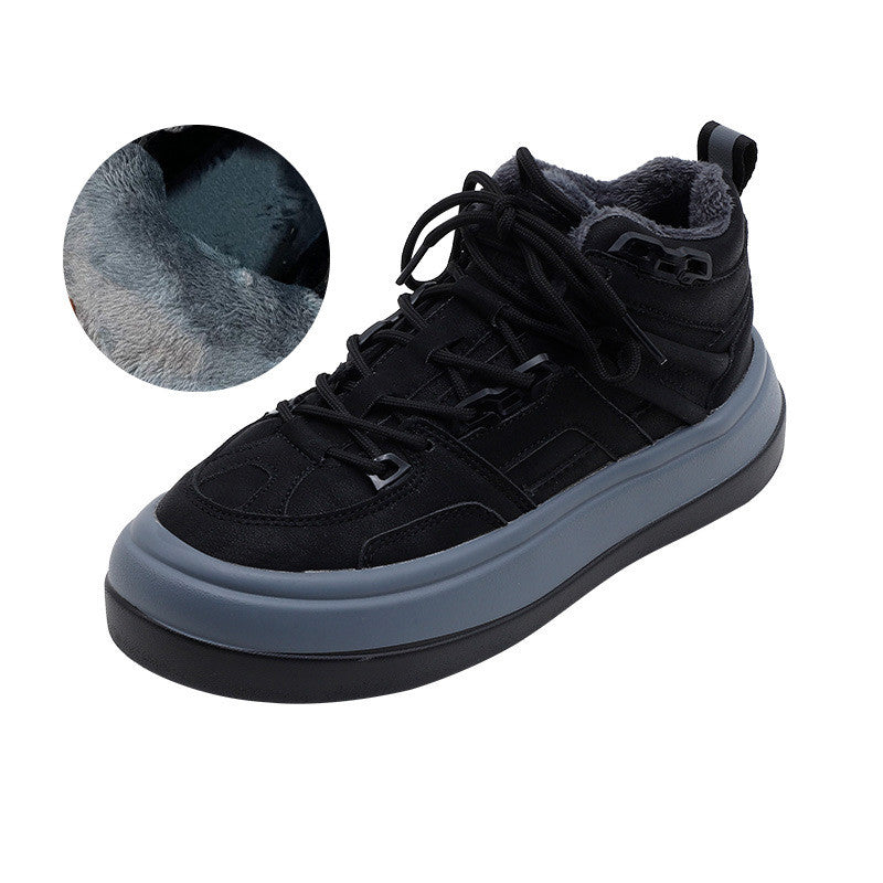 Women's Retro Niche Design High Top Sneakers - Casual Fashion Shoes