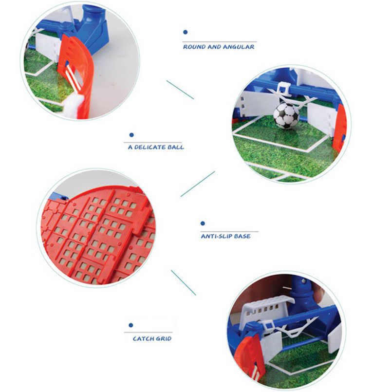 Mini Tabletop Football Game - Portable Soccer Board for Kids & Family Fun