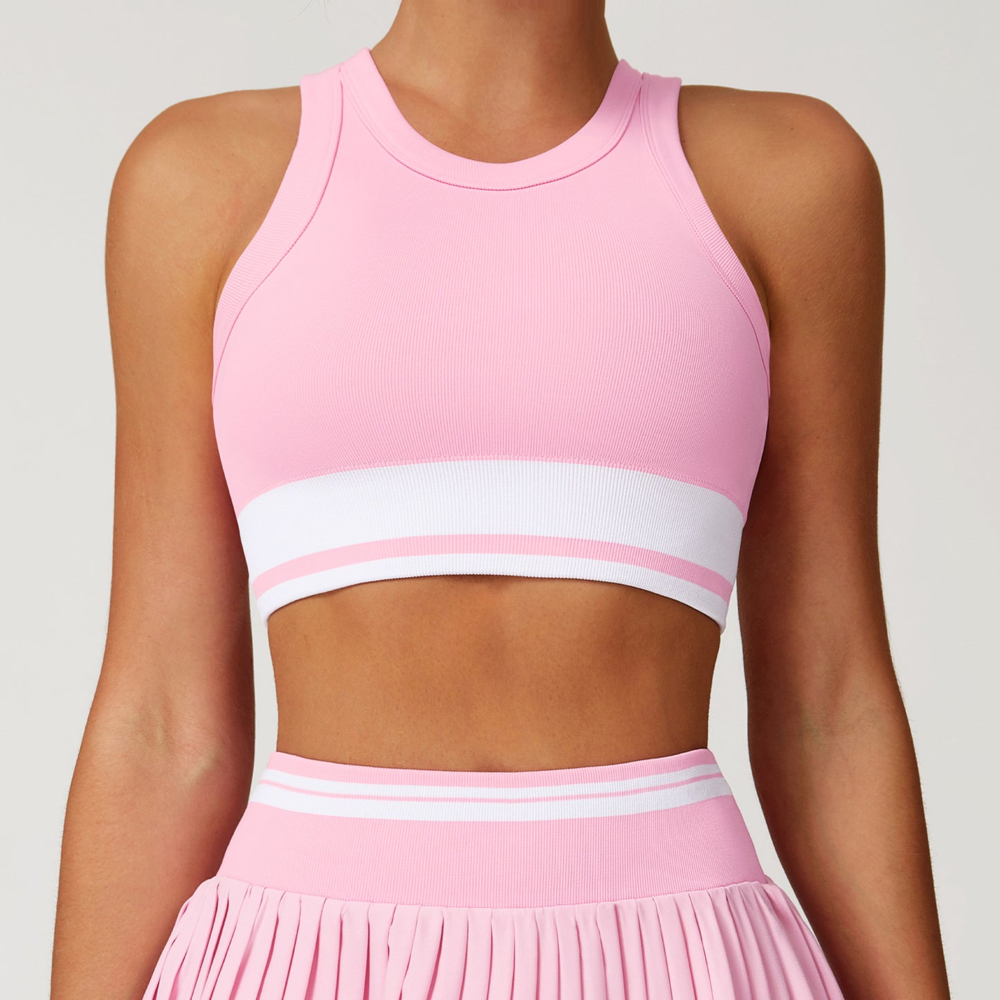 Seamless Yoga Sports Bra - Fitness Tank Top for Workout & Running