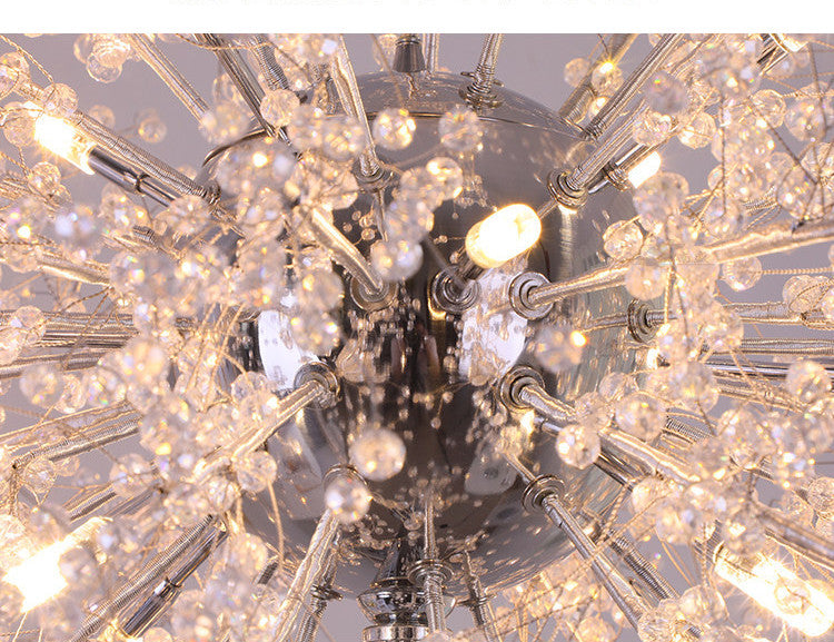Modern Crystal Floor Lamp - LED Vertical Decorative Light