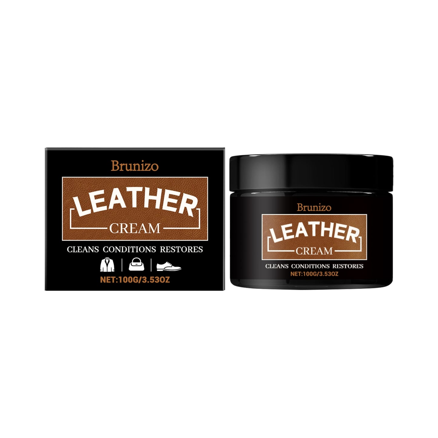 Natural Leather Conditioning Cream with Beeswax & Shea Butter