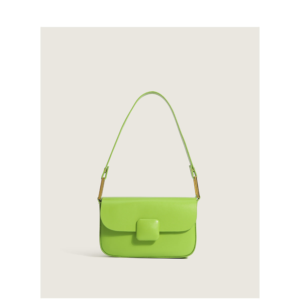 Small Square Crossbody Messenger Bag - Versatile PU Leather Shoulder Bag