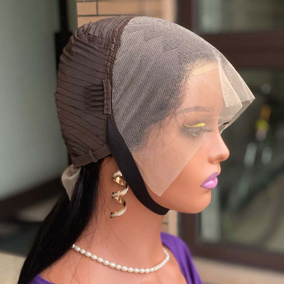200 Density Bob Human Hair Wig - 13x4 Lace Front with Pre-Plucked Hairline