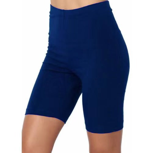 Women's High-Waisted Yoga Leggings - Cotton Blend Anti-Exposure Athletic Pants
