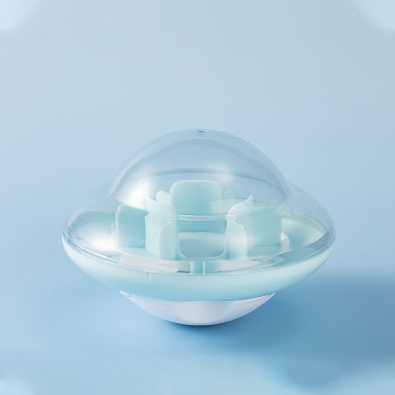 Pet Tumbler Treat Dispensing Ball Toy - Interactive Slow Feeder with Visual Cabin