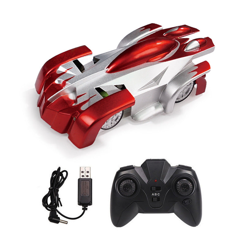 Wall Climbing Remote Control Car Toy | Dual Mode RC Car with LED Lights & 360° Rotation