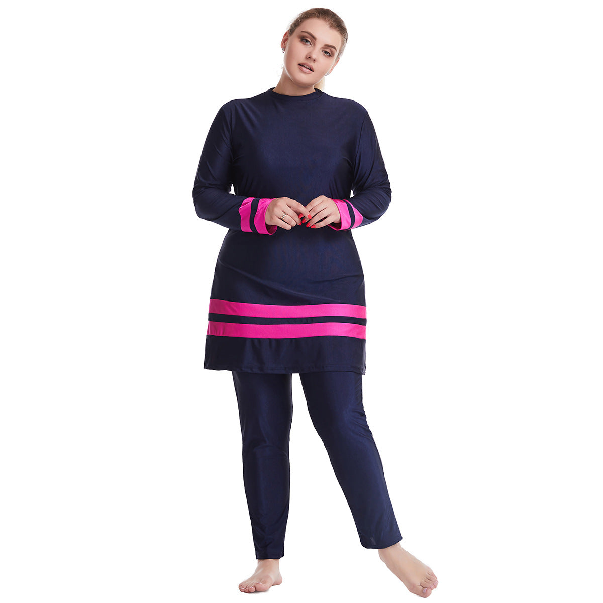 Women's Full Body Diving Suit Swimwear - Long Sleeve Pants Wetsuit