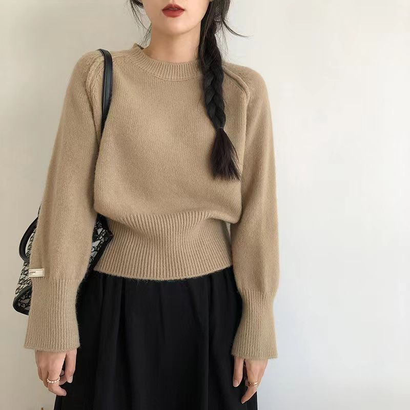 Women's Winter Base-Layer Knit Top - Thermal Long Sleeve Shirt
