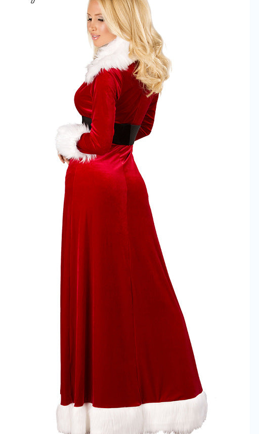 Women's Christmas Costume Dress - Festive Holiday Lingerie Outfit