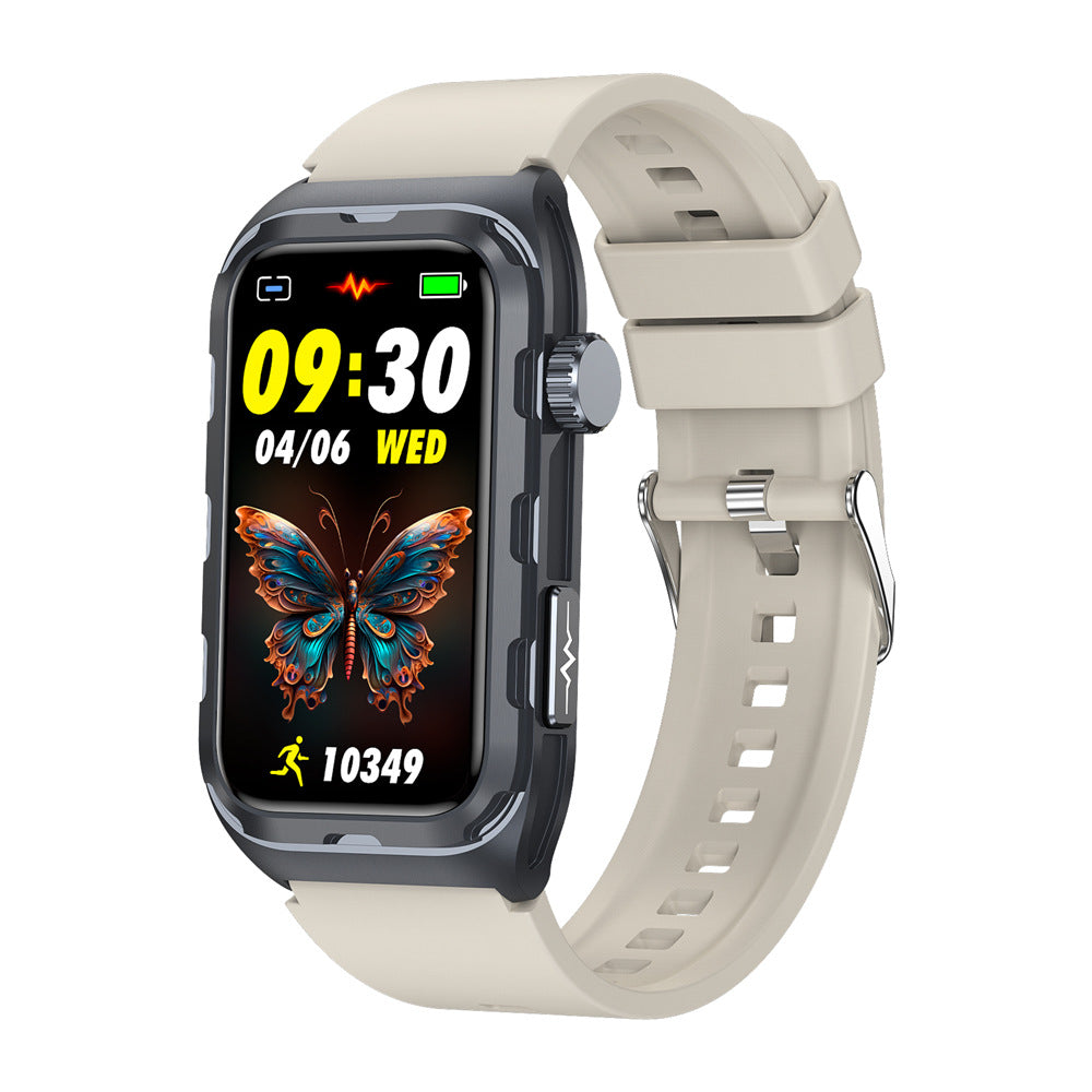 Smart Fitness Bracelet with Heart Rate Monitoring - Touch Screen