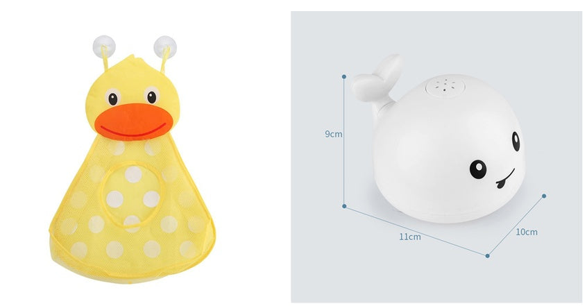 Baby Bath Whale Toy - Electric Water Spray with Lights & Music for Bathtub Fun