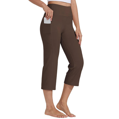 Sports Yoga Pants with Built-In Pocket - Hip-Lifting Shaping Leggings