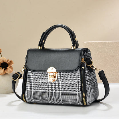 Envelope Style PU Leather Shoulder Bag - Women's Fashion Tote