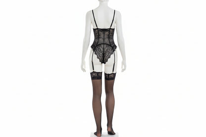 Lace Push-Up Bra Set - Elegant Underwire Support Lingerie