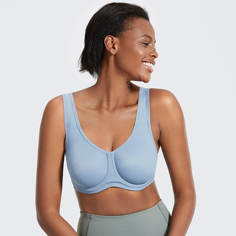 Premium Shockproof Sports Bra - High-Impact Support