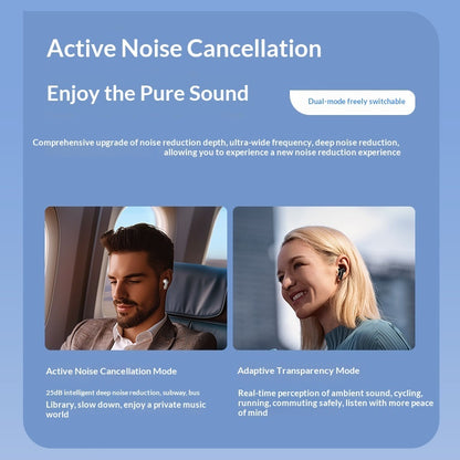 Wireless Bluetooth Headphones - Waterproof In-Ear Earbuds with Digital Display