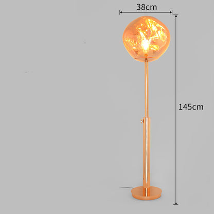 Modern LED Floor Lamp - Minimalist Standing Light with Acrylic Shade