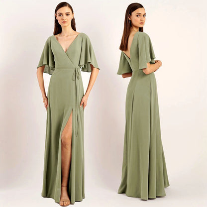 Women's Sleeveless Maxi Dress - Grass Green Polyester Long Dress, US Sizes 2-26W