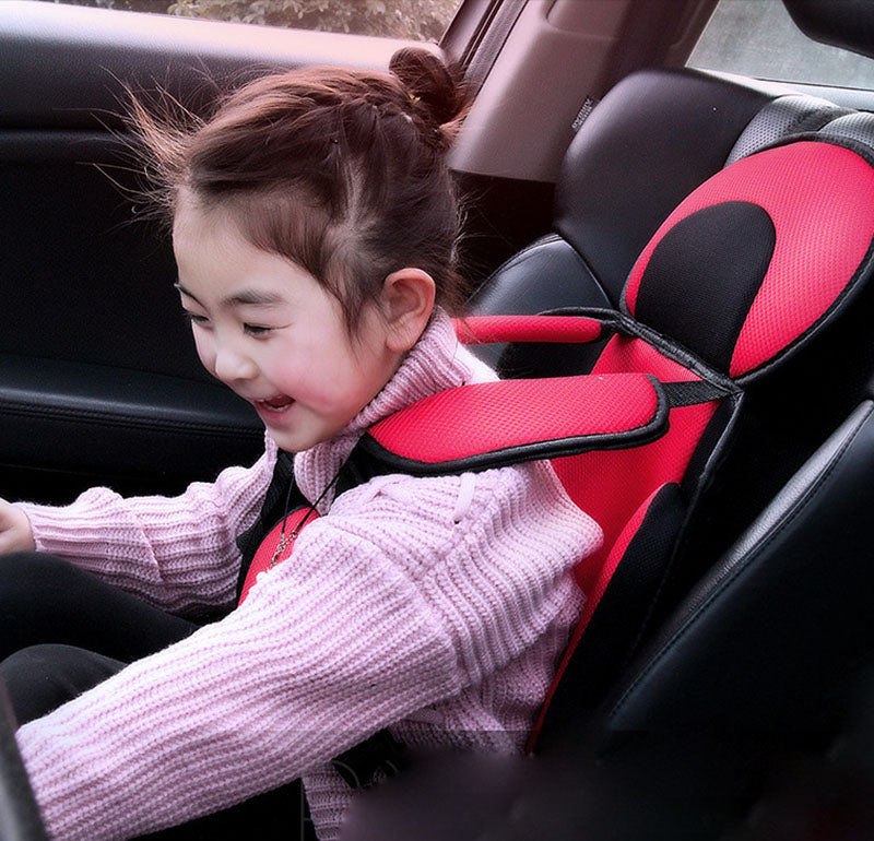Portable Child Car Safety Seat with 5-Point Harness - Ages 3-12