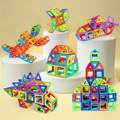 Magnetic Building Blocks - Educational Construction Toy Set