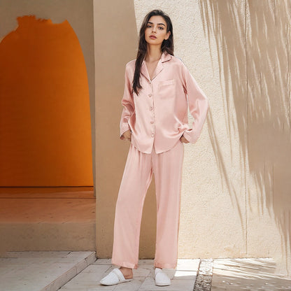 Luxe Mulberry Silk Pajama Set - Long Sleeve Women's Sleepwear