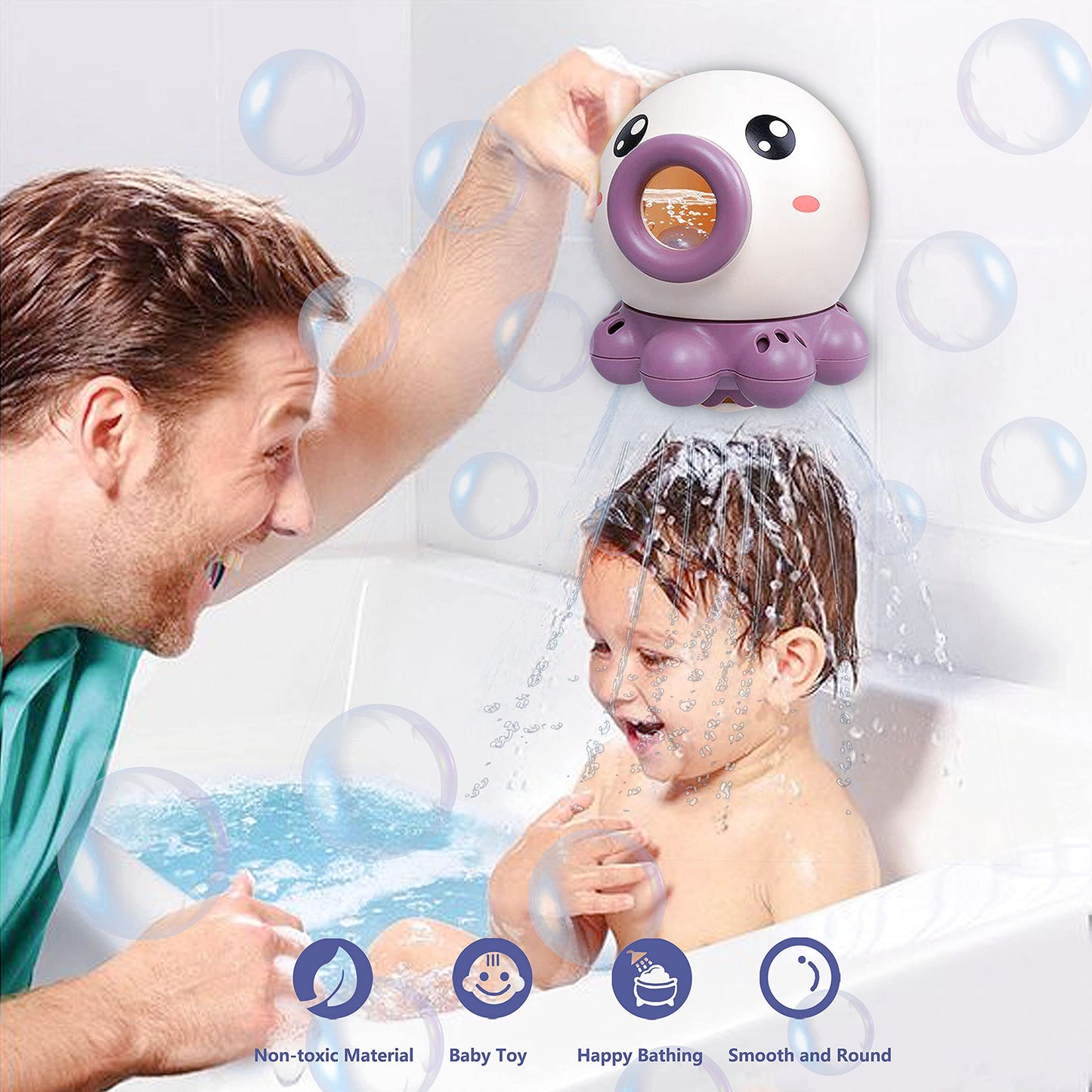Interactive Octopus Water Spray Bath Toy for Kids
