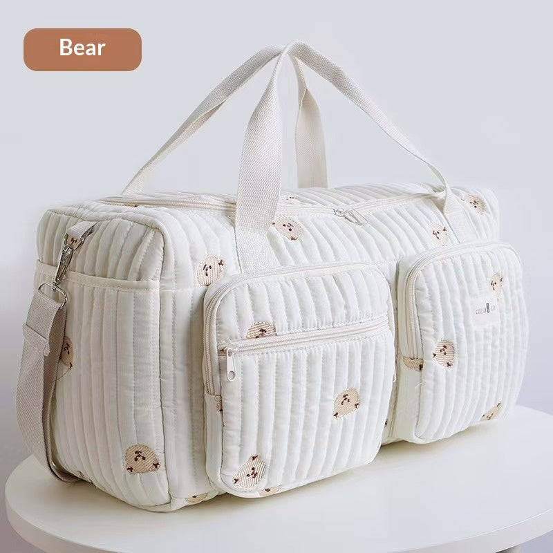 Mommy Travel Bag - Compact Lightweight High-Capacity Casual Handbag for Moms and Babies