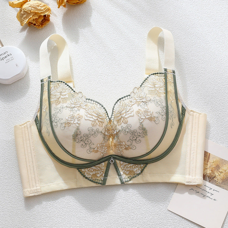 Seamless Silk Bra - Push-Up Support with Adjustable Straps