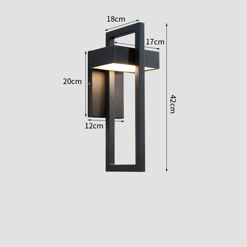 Outdoor Modern Minimalist Wall Lamp - Stainless Steel Sconce