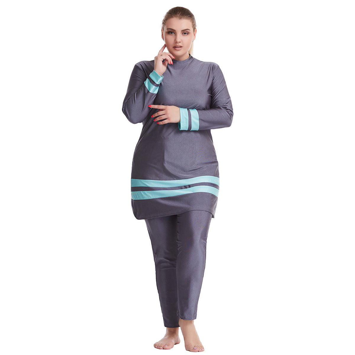 Women's Full Body Diving Suit Swimwear - Long Sleeve Pants Wetsuit