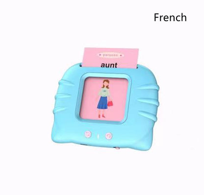 Bilingual Flashcard Learning Machine for Kids – Early Education Story & Word Card Reader