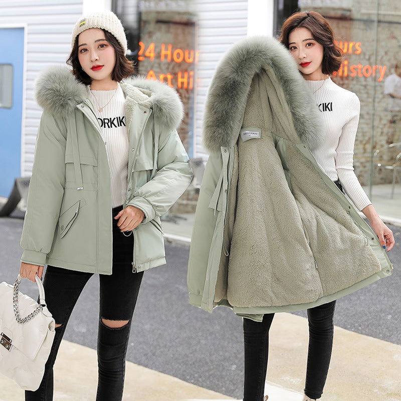 Women's Warm Padded Short Jacket - Fashion Polyester Coat