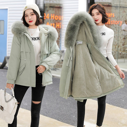 Women's Warm Padded Short Jacket - Fashion Polyester Coat