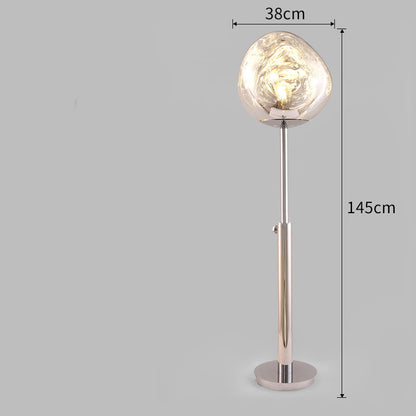 Modern LED Floor Lamp - Minimalist Standing Light with Acrylic Shade