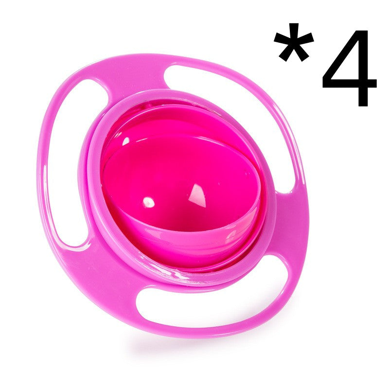 360° Rotating Spill-Proof Baby Bowl - Universal No-Mess Feeding Dish