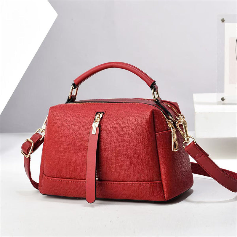 Carmine Classy Handbag - Fashion PU Leather Crossbody Shoulder Bag