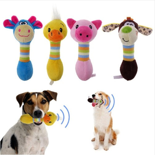 Cute Pet Chew Squeaker Toy for Dogs and Cats