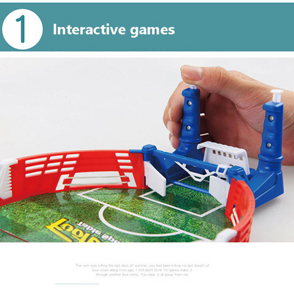 Mini Tabletop Football Game - Portable Soccer Board for Kids & Family Fun