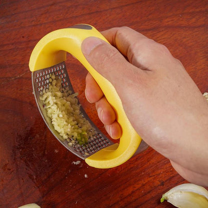 Stainless Steel Garlic Press - 304 Stainless Steel Manual Garlic Crusher